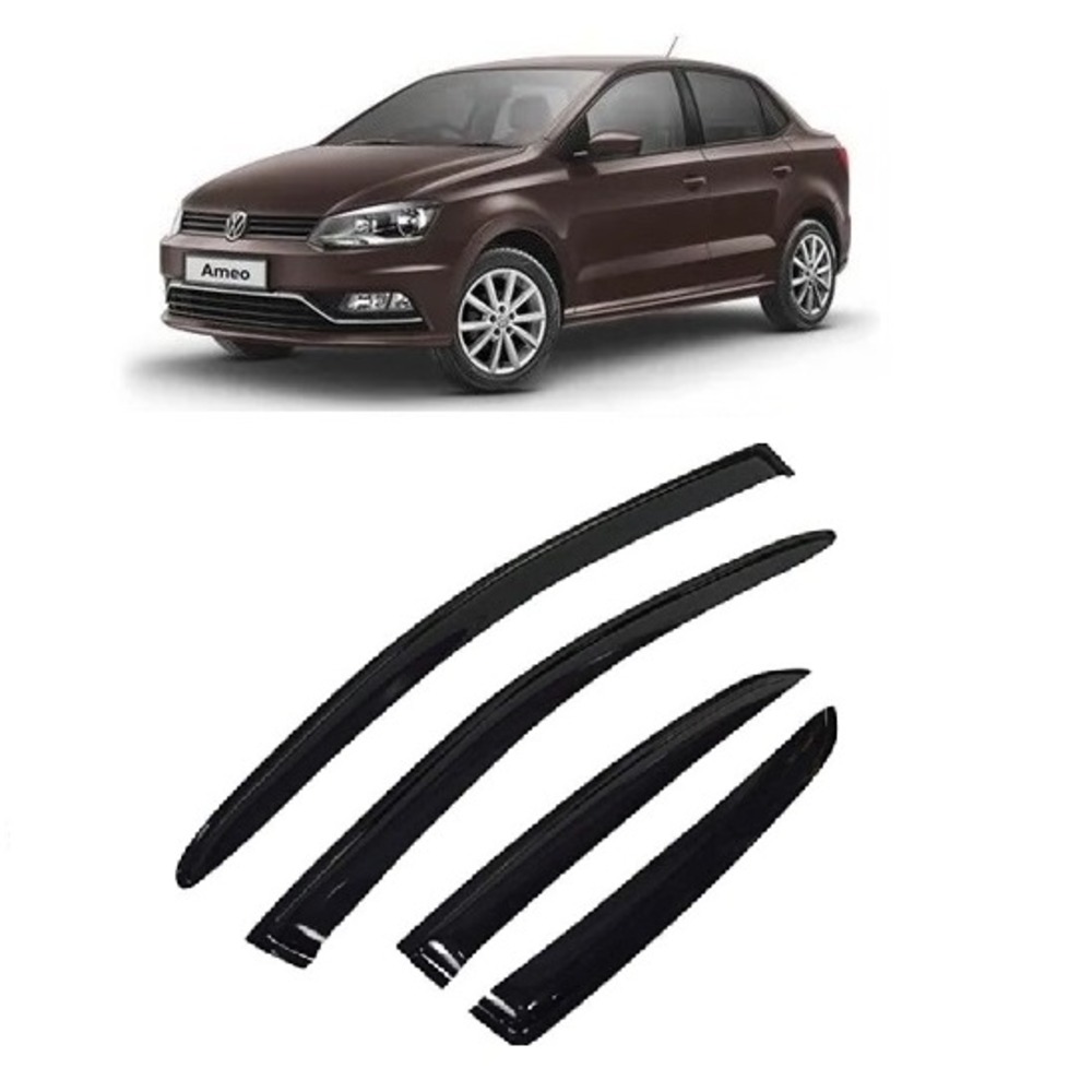 Rain Wind Door Visor Non Breakable Deflector Compatible with Ameo